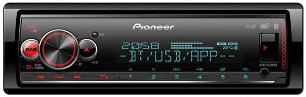 Pioneer MVH-S520DAB Autorádiá bez CD mechaniky